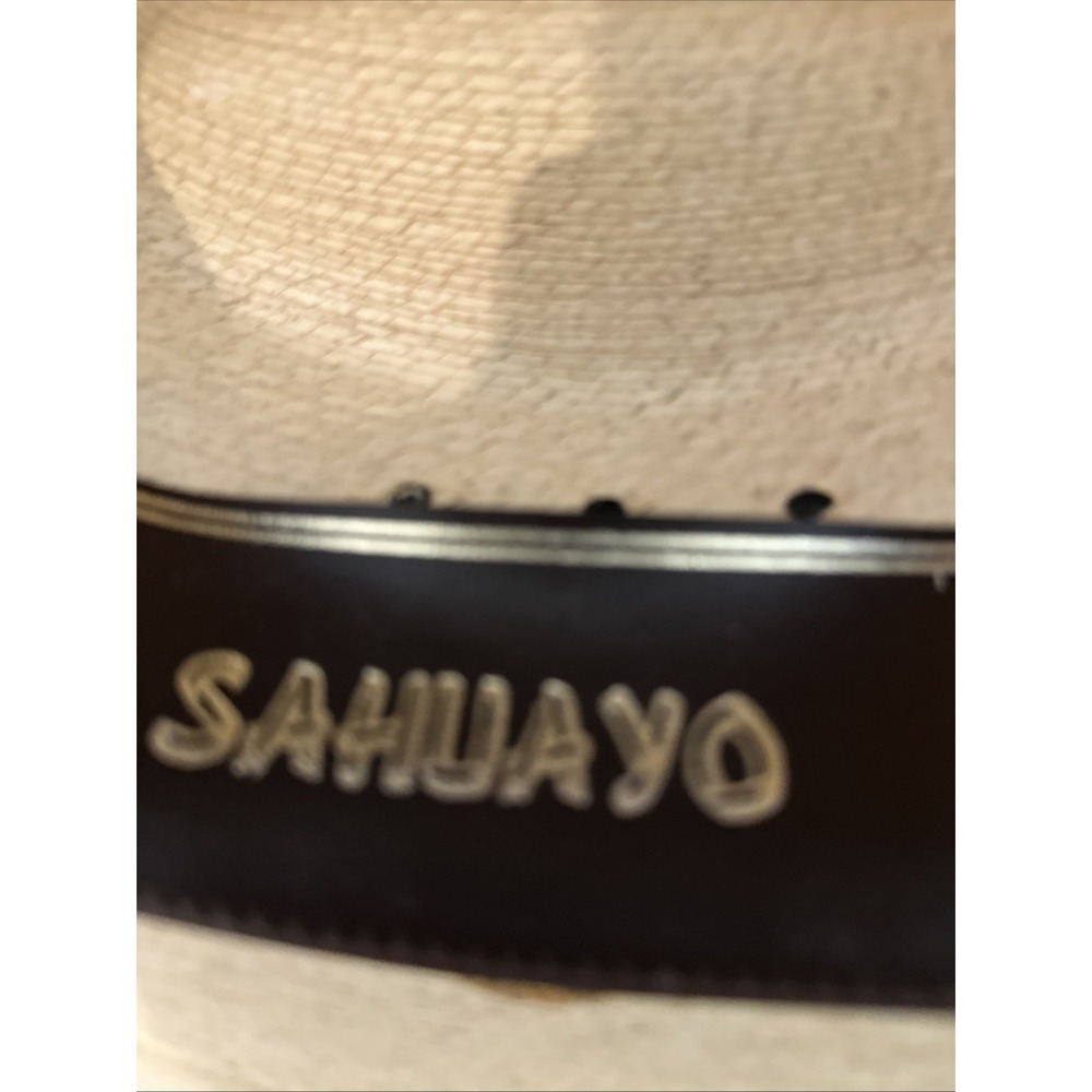 Sahuayo La Providencia Mens Hat Size 7.5(US)60(MX)‎ Custom Beeded/Twill Wrapped - Picture 6 of 9